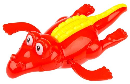 Крокодил красный водоплавающий для малышей