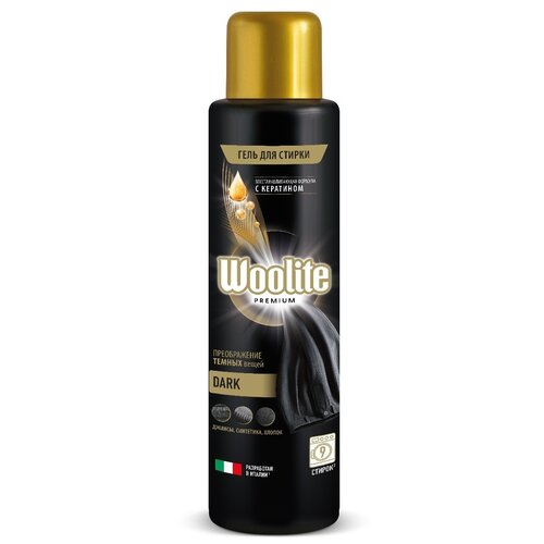 фото Гель для стирки woolite premium dark, 0.45 л, бутылка