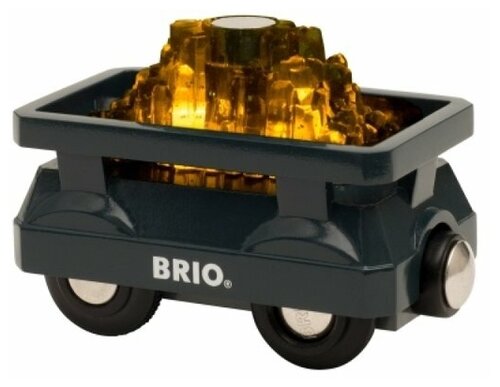 Brio Грузовой вагон с золотом, 33896, 1 вагон, золотистый