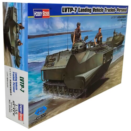 фото Сборная модель hobbyboss lvtp-7 landing vehicle tracked- personal (82409) 1:35