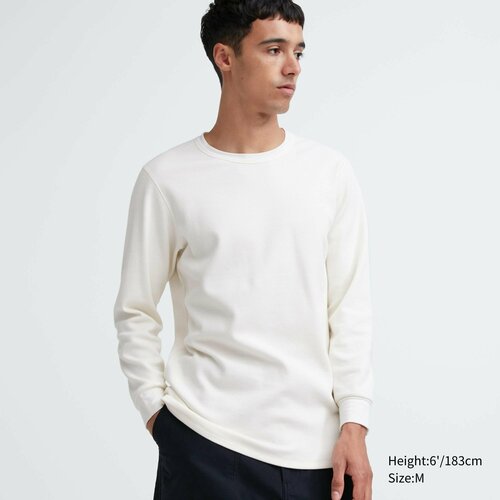 Лонгслив Uniqlo, размер XL, белый