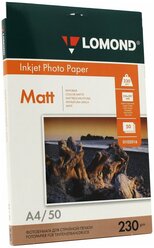 Бумага Lomond A4 Photo Paper 0102016 230 г/м² 50 лист., белый