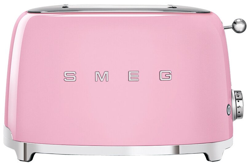 Тостер на 2 ломтика SMEG TSF01PKEU розовый