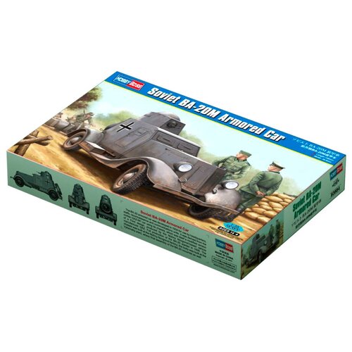 Сборная модель HobbyBoss Soviet BA-20M Armored Car (83884) 1:35 сборная модель hobbyboss soviet ba 3 armor car 83838 1 35