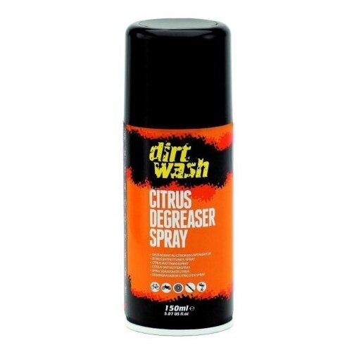 Очиститель для цепи/перекл. DIRTWASH CITRUS DEGREASER спрей 150мл (12) WELDTITE (Англия)