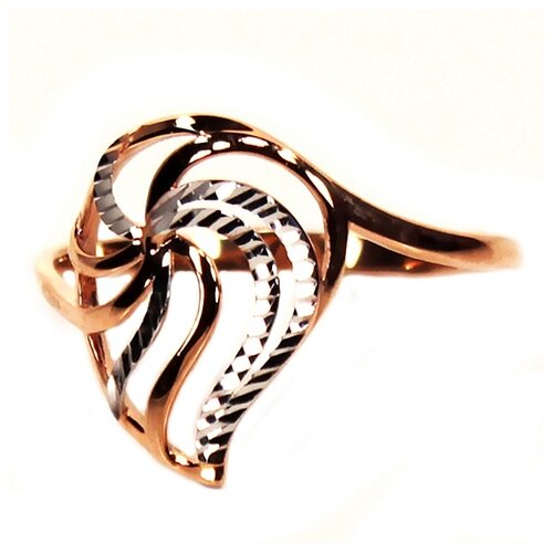 фото The jeweller кольцо из золота с алмазной огранкой в виде цветка 51071500, размер 17.5