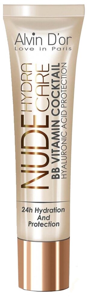 Alvin D'or BB крем Nude Hydra Care, 25 мл, оттенок: 02 ванильно-бежевый