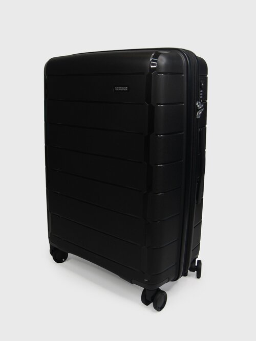 Чемодан American Tourister, 73 л, размер M, черный