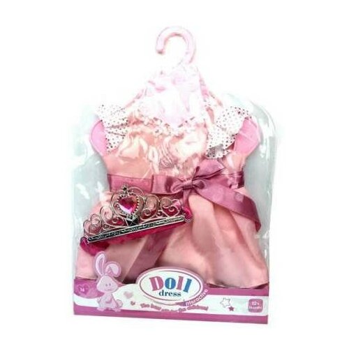 фото Платье для кукол с поясом, 30см junfa toys