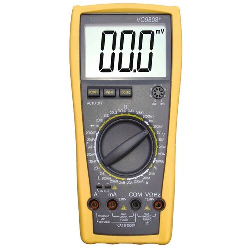 мультиметр 0 1 мв 1000 в 0 1 в 750 в 1 мка 20 а 0 1 ом 20 мом коробка fit Мультиметр Sinometer VC9808+