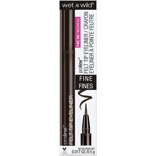 Wet n Wild Подводка-фломастер Proline Felt Tip Eyeliner, оттенок E8762 dark brown