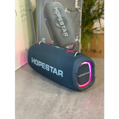 Портативная колонка с караоке Bluetooth беспроводная A6 Max синий 1100000₽