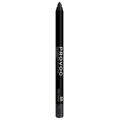 Provoc гелевый водостойкий карандаш-подводка для глаз, оттенок 55 Wild Orchid provoc eye liner 61 гелевая подводка в карандаше для глаз white hot