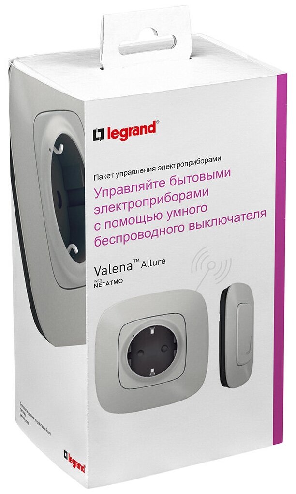 Комплект умного дома Legrand VLN-a АЛЮ Пакет упр.быт.эл-пр. (752754)