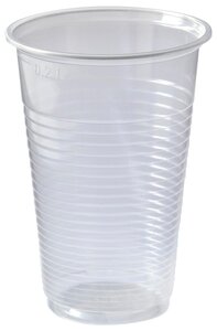 Фото OfficeClean Набор одноразовых пластиковых стаканов премиум, 200 мл, 100 шт.
