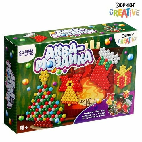 Аквамозаика с декорациями Новогодняя ёлка 811₽