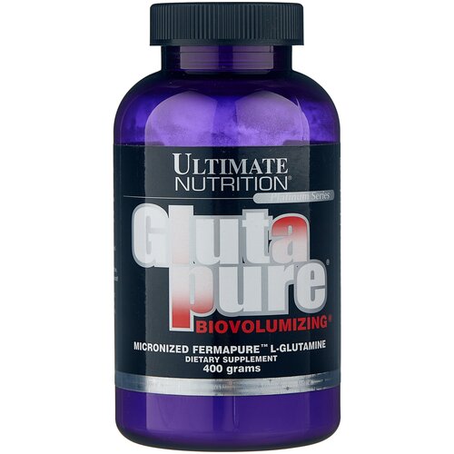 Ultimate Nutrition Glutapure, нейтральный, 400 гр. аминокислота ultimate nutrition glutapure нейтральный 1000 гр