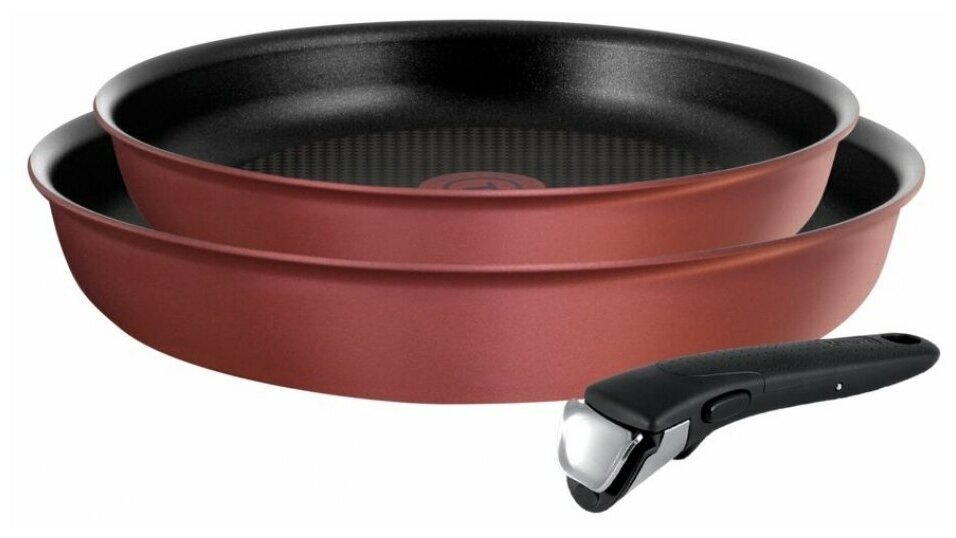 Набор сковород Tefal Ingenio Chef Red L6598672 3 пр. бордовый