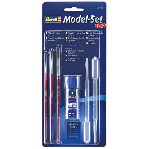 Набор инструментов для сборных моделей Revell ModelSet Plus Painting 29620 синий 6 шт. revell набор моделей tornado ecr