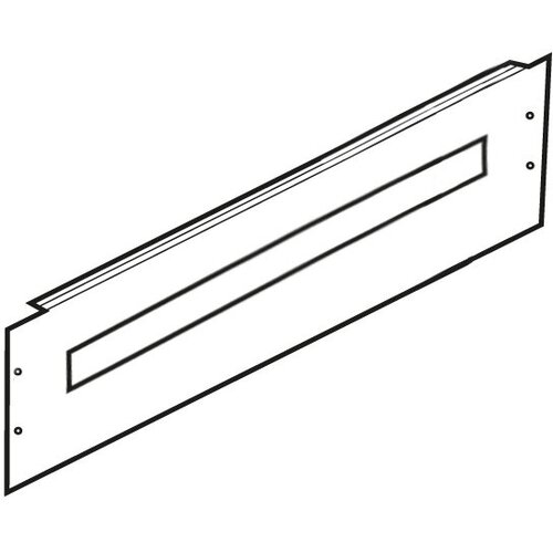 Фальшпанель для ВРУ 150х600мм с вырезом TDM