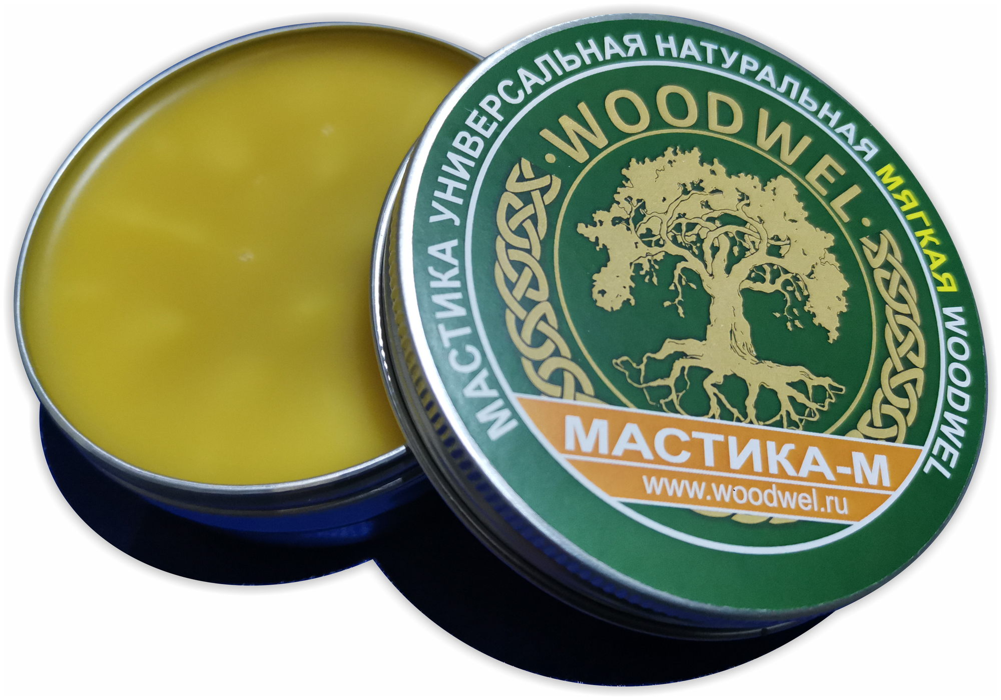 Масло-Воск WOODWEL "Мастика -М" натуральная мастика с твердым воском для дерева камня и керамики