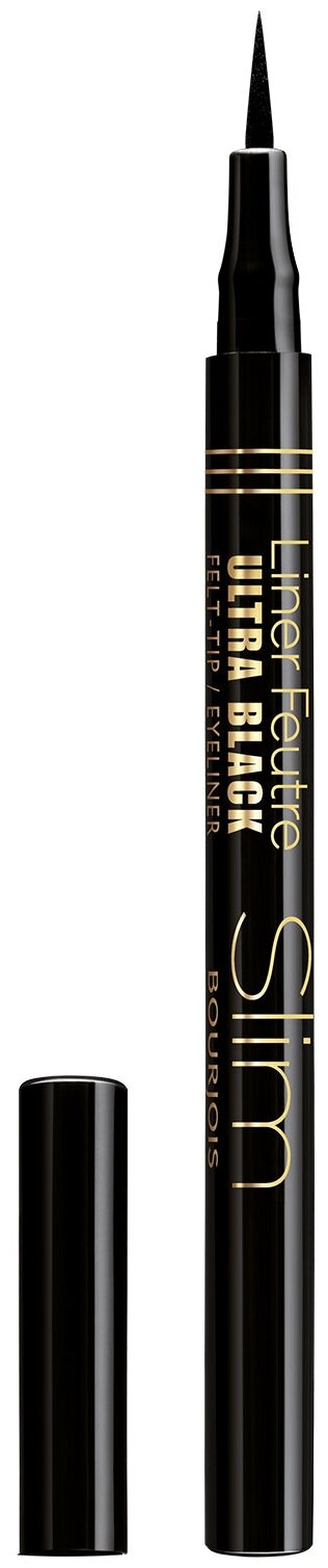 Bourjois Подводка-фломастер для глаз Liner Feutre Slim, оттенок 17 Ultra black