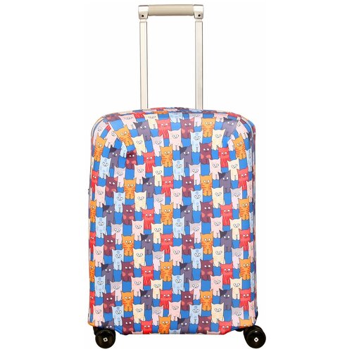 Чехол для чемодана ROUTEMARK, размер S, голубой, красный