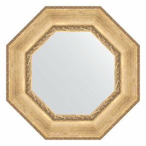 Зеркало Evoform Octagon BY 3670 63x63 состаренное серебро с орнаментом