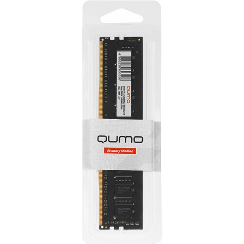 Оперативная память DDR4 QUMO для персонального компьютера 16GB 3200 MHz PC-25600 CL22 288P 2G*8 Single Rank 1.2V