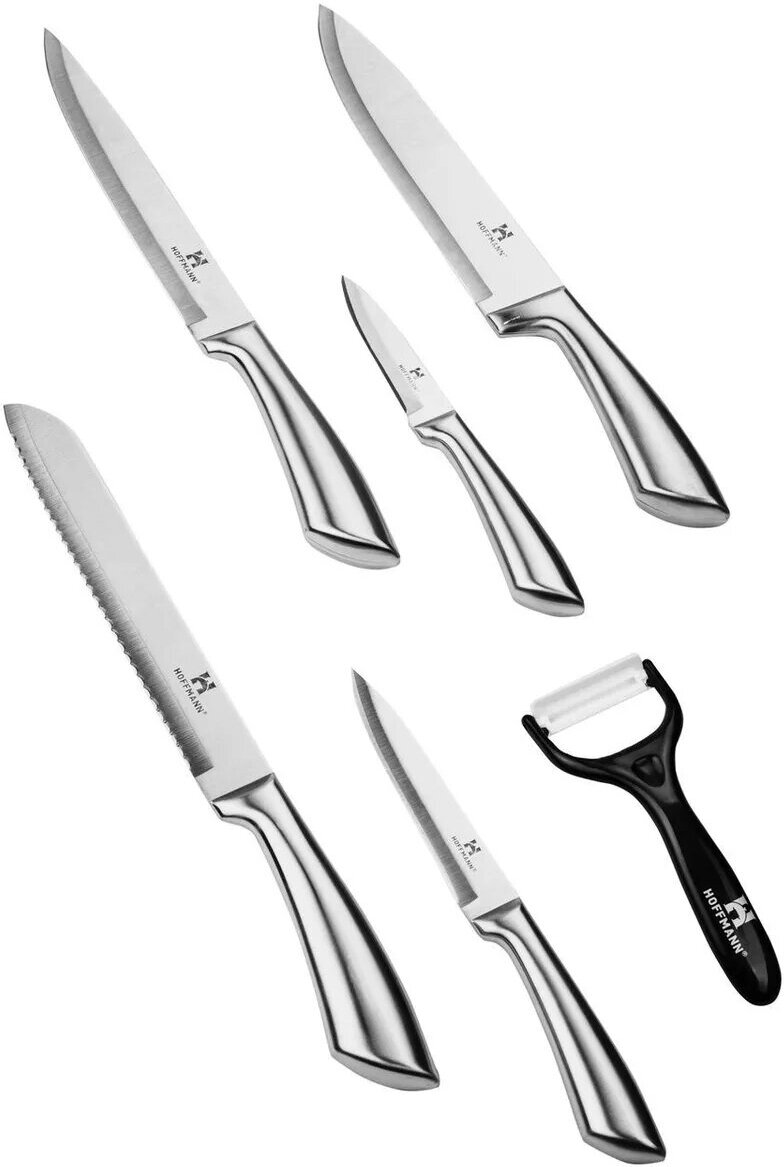 Набор кухонных ножей из нержавеющей стали Hoffmann, 7 предметов - фотография № 8