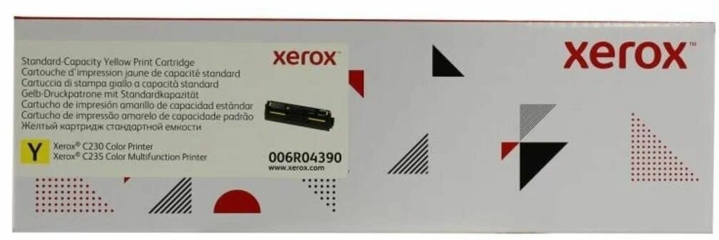 Картридж для лазерного принтера XEROX 006R04390 Yellow