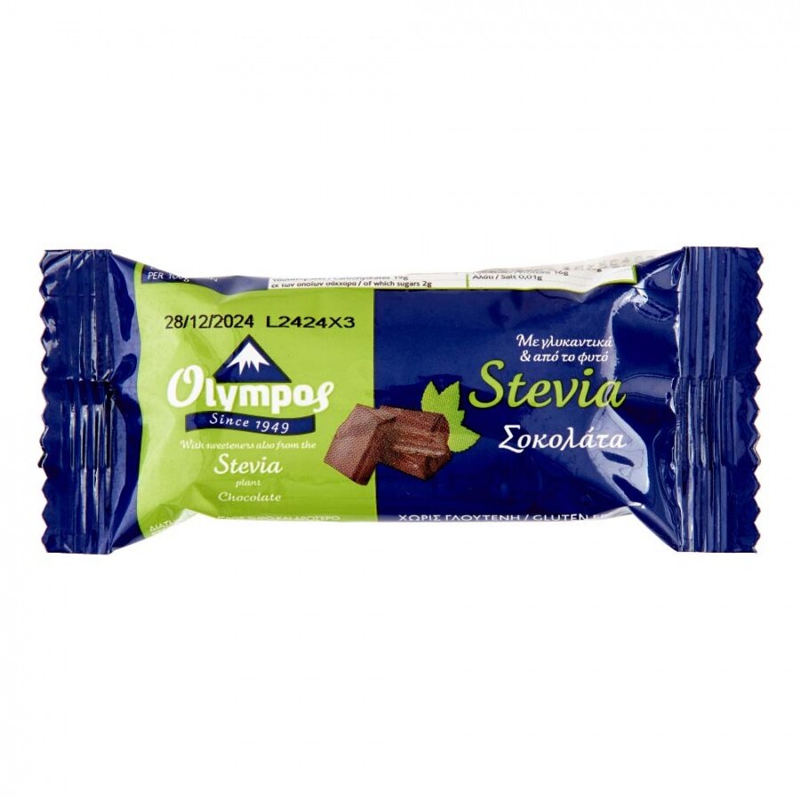 Халва тахинная со стевией И горьким шоколадом Olympos | Олимпос