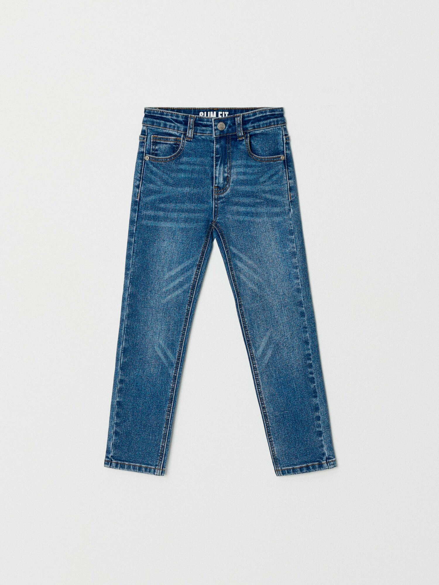 Джинсы Sela Slim fit, размер 110, индиго