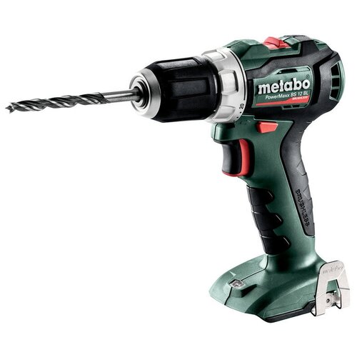 Дрель-шуруповерт аккумуляторная METABO PowerMaxx BS 12 BL, без АКБ и ЗУ (601038890)