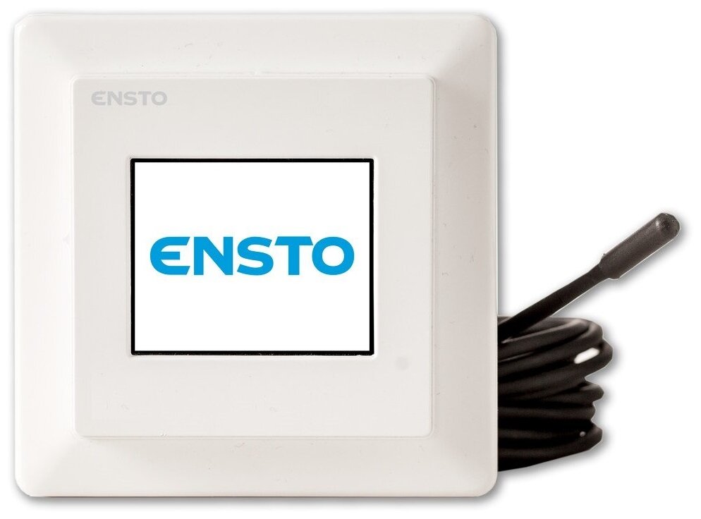 Терморегулятор Ensto ECO16TOUCH 3600W, 16 А, сенсорный, комбинированный, программируемый