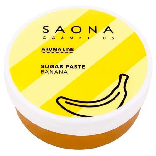 Saona Cosmetics Паста для шугаринга Aroma Line Банан 200 г средняя
