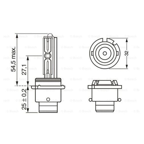 Bosch BOSCH Лампа BOSCH 1987302914