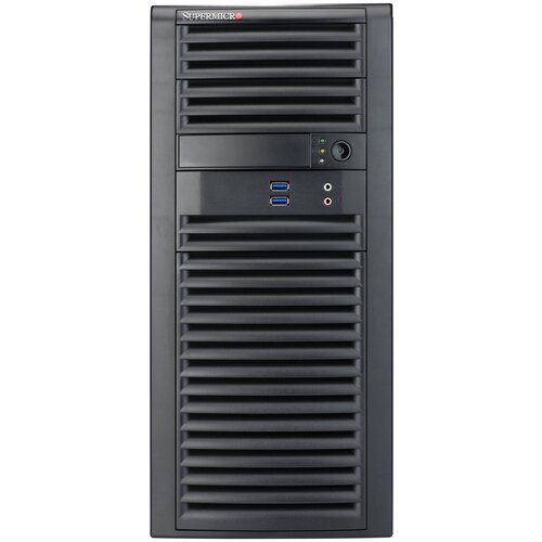 Серверная платформа Supermicro SYS-5039C-T Mid-Tower LGA1151 C246, Up to 64GB ECC, SATA3 RAID 0,1,5,10, 4 Fixed LFF / 8 SFF , 2 M.2 (M-key, 2260/2280/22110), 2 RJ45, HDMI/DVI-D/DP, 600W