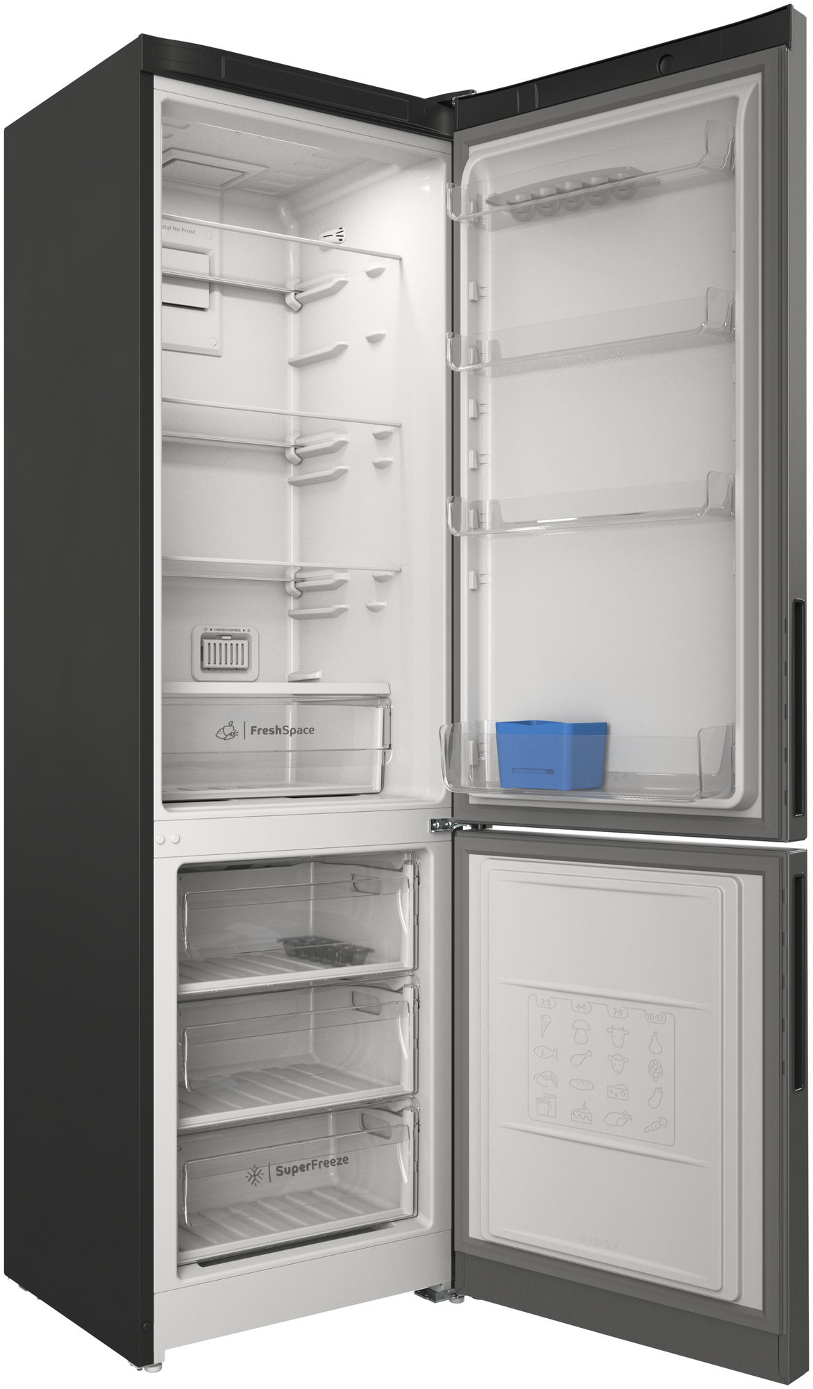 Отдельно стоящий холодильник Indesit с морозильной камерой: frost free ITR 5200 X - фотография № 3