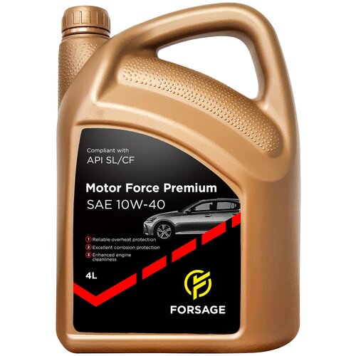 Forsage Motor Force PREMIUM 10W-40 API SL/CF, 4л
