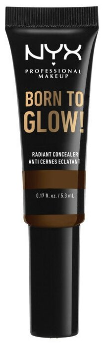 NYX professional makeup Консилер Born To Glow Radiant Concealer, оттенок Walnut 22.3