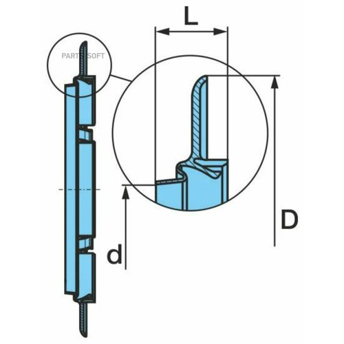 BPW 0256819800 02.5681.98.00_кольцо защитное ! (п)103x 147x15 \BPW SKH. L ECO 8-9ton