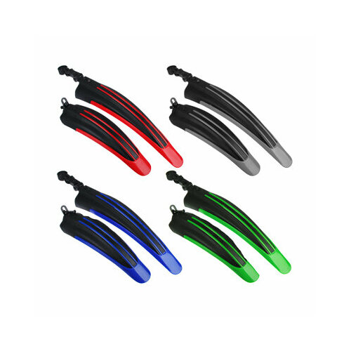 Silapro велокрылья 2 крыла 41х8см зад 31х85см перед пластик металл 470₽