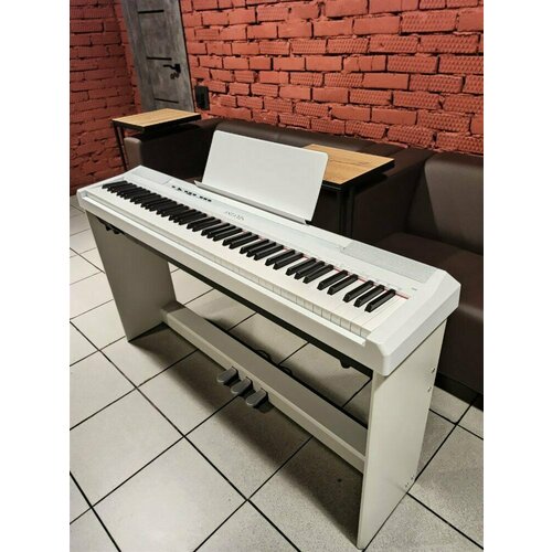 Antares D-300 W цифровое фортепиано со стойкой и педальным узлом в комплекте, цвет белый