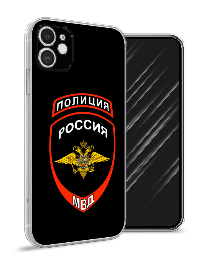 Силиконовый чехол "Полиция шеврон" на Apple iPhone 11 / Айфон 11