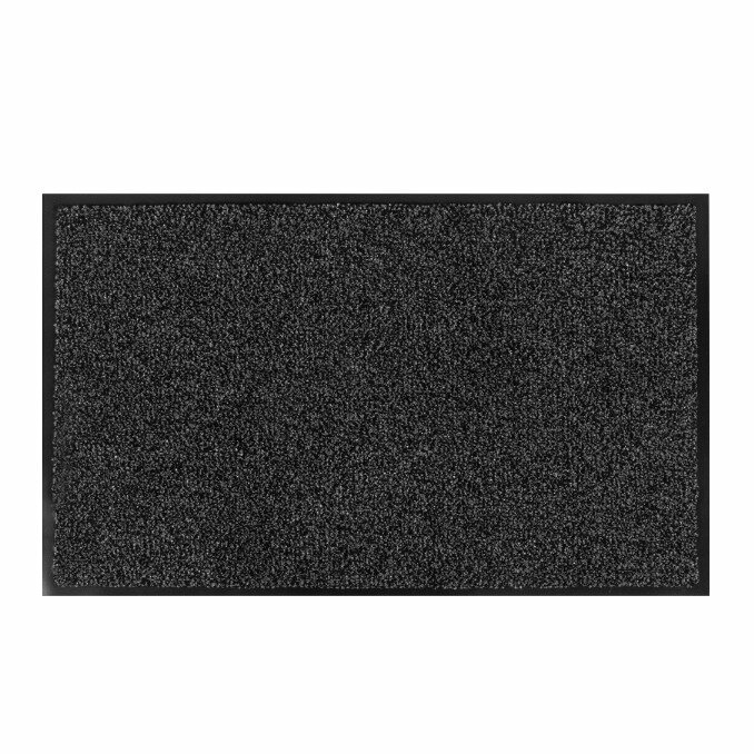 фото Коврик придверный 75х45 см тёмно-серый