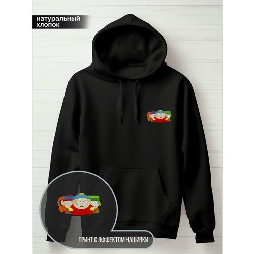 фото Худи hypnotica, размер m, черный