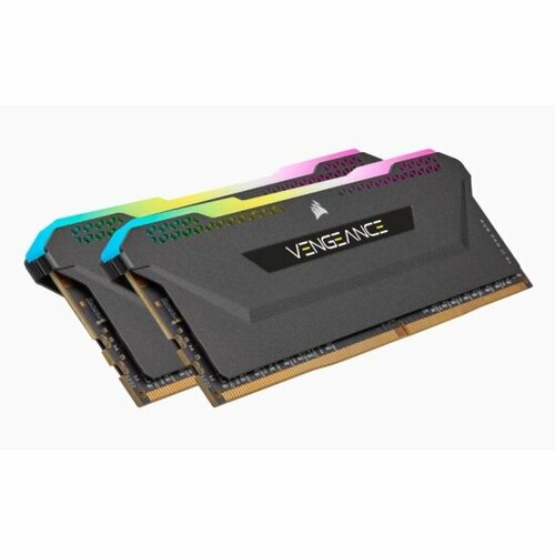 Оперативная память CORSAIR DDR4 16Gb (2x8Gb) 4000MHz pc-32000 Vengeance RGB Pro SL black (CMH16GX4M2Z4000C18)