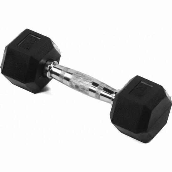 Гантель гексагональная Lite Weights обрезиненная 3179LW, 3кг