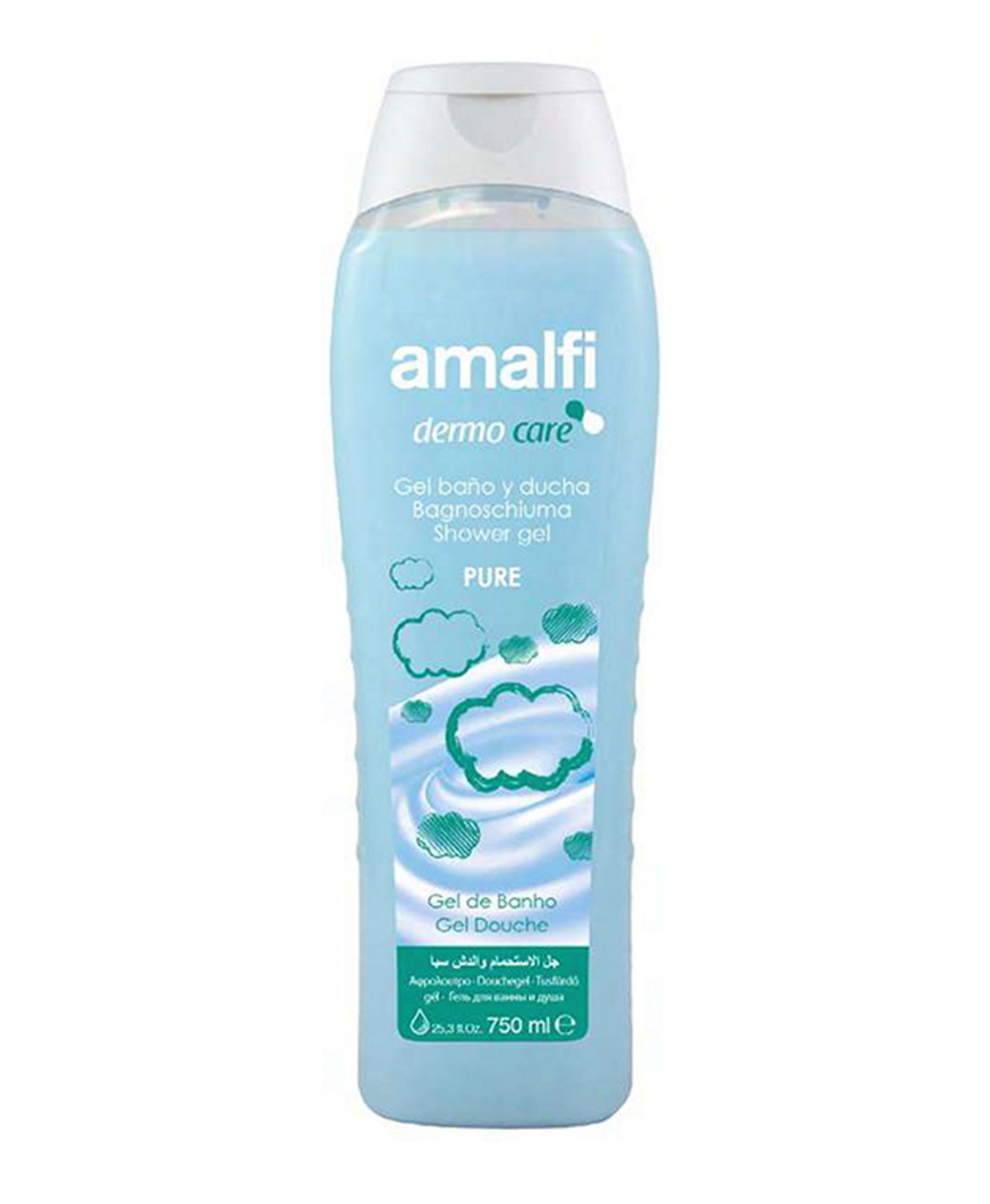 Амалфи / Amalfi dermo care - Гель для ванны и душа Pure 750 мл